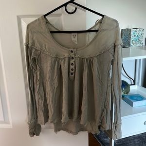 Free People Babydoll Top